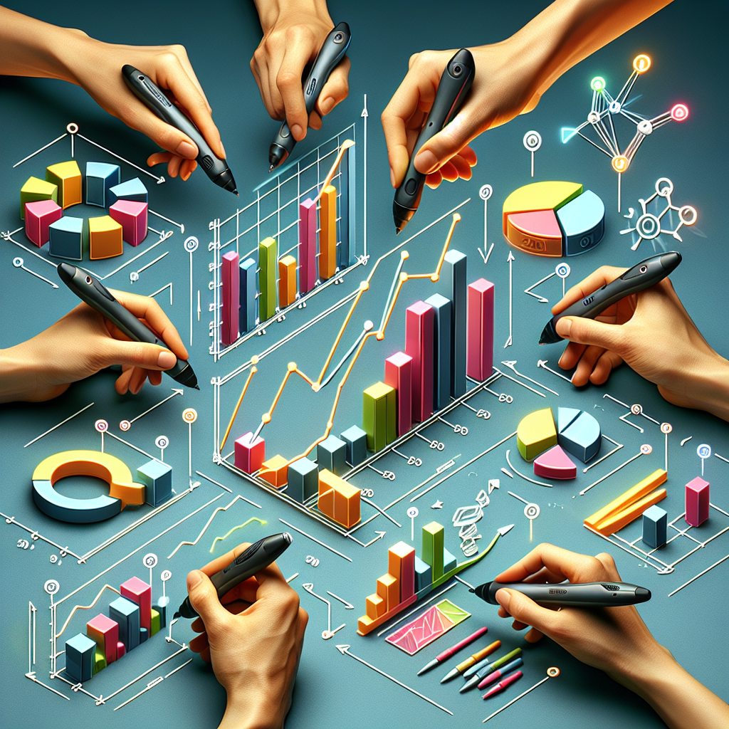 Bagaimana cara membuat infografis 3D dan representasi data menggunakan pena 3D?